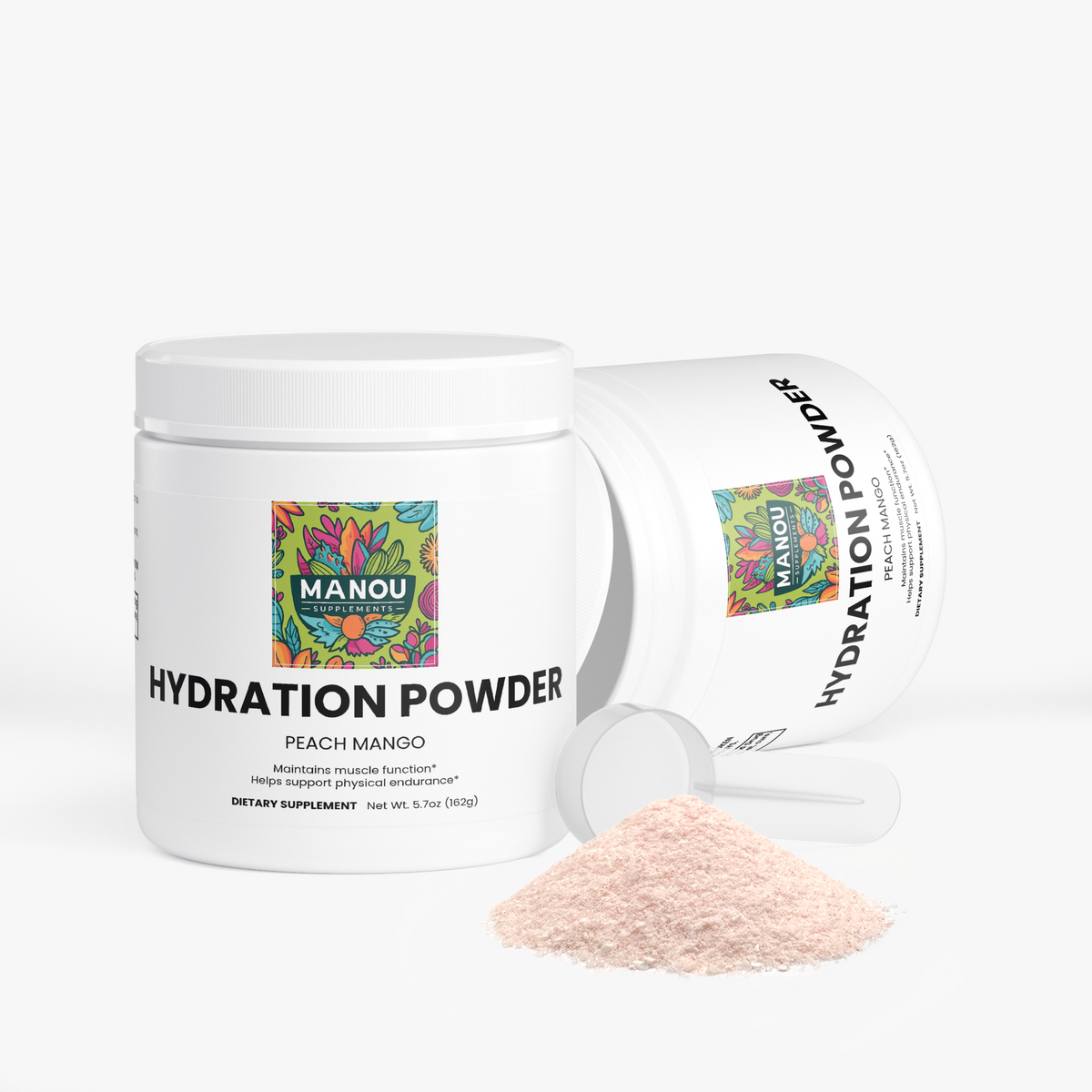 Peach Mango Electrolyte Powder – Sugar-Free Hydration Drink Mix, Keto, Caffeine-Free, No Fillers