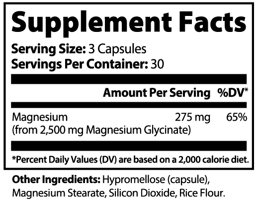 Magnesium Glycinate: The Deficiency Solution for Deeper Sleep & True Relaxation.
